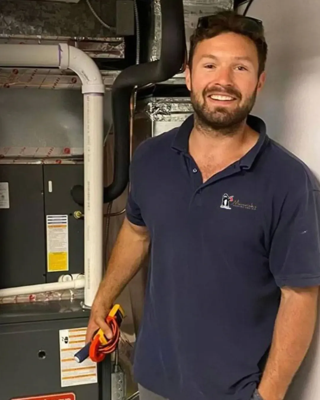 Maverick performing HVAC service in the Brainerd Lakes Area